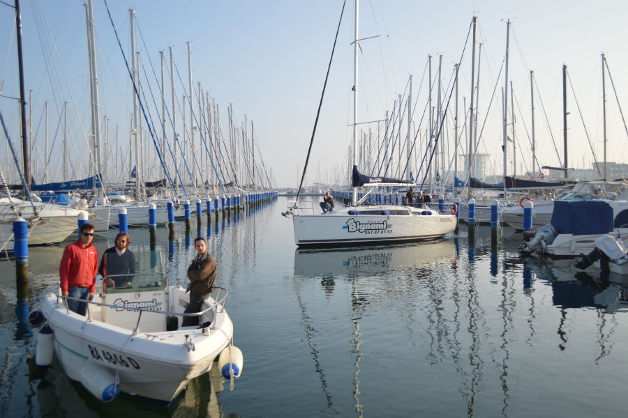Base Nautica Scuola Nautica Bignami a Marina di Ravenna presso il RYC Ravenna Yacht Club